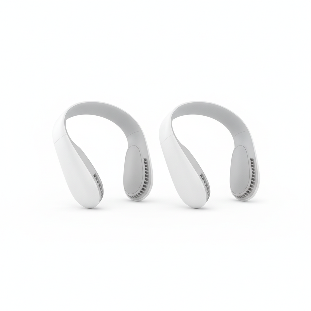LoadBreeze Duo Pack, two neck fans, white background