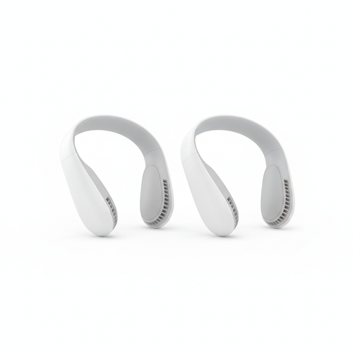 LoadBreeze Duo Pack, two neck fans, white background