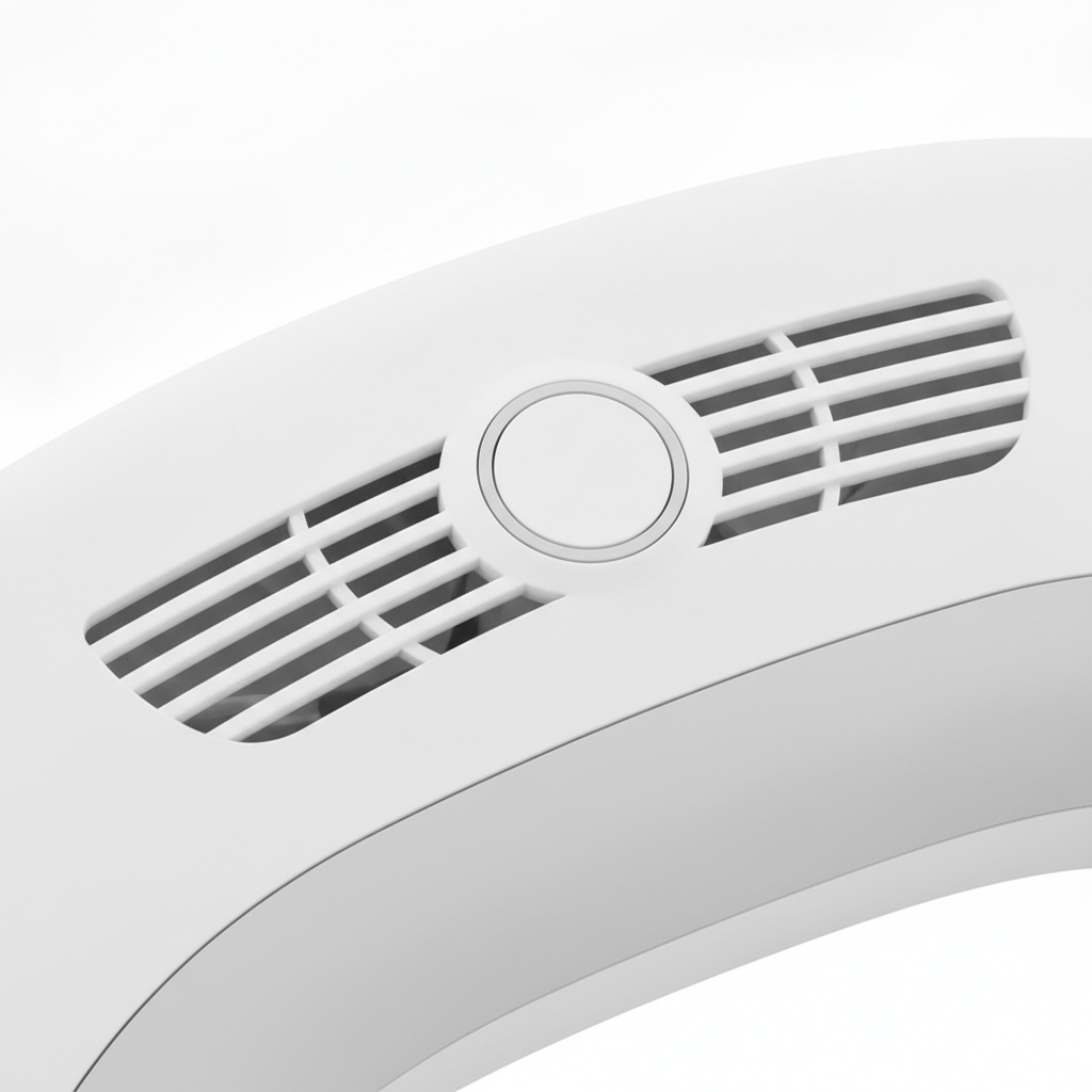 LoadBreeze neck fan control button detail